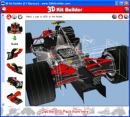 3D Kit Builder (F1 Racecar) screenshot